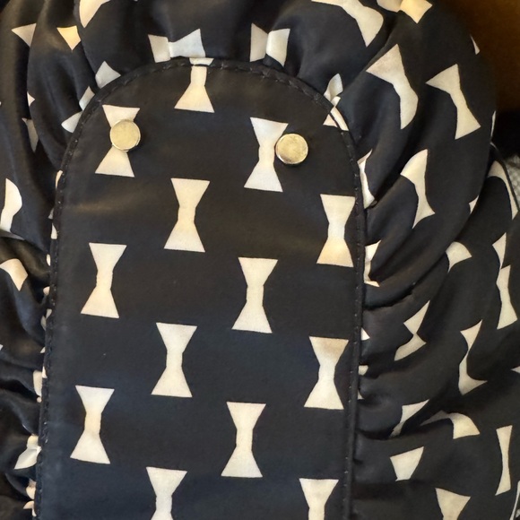 Kate Spade Black and White Bow Tote Bag - Picture 8 of 10